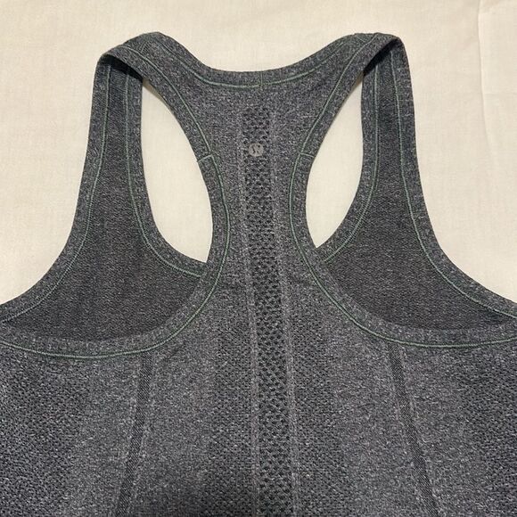 NWOT RARE Lululemon Swiftly Tech Racerback Tank 4 in Heathered Slate Gray - Picture 14 of 17